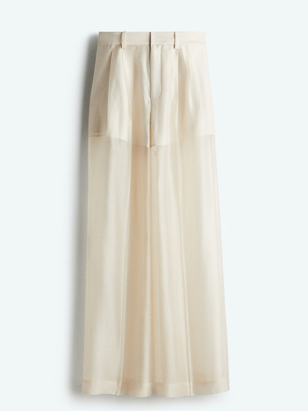 H&M Sheer Ivory Pants